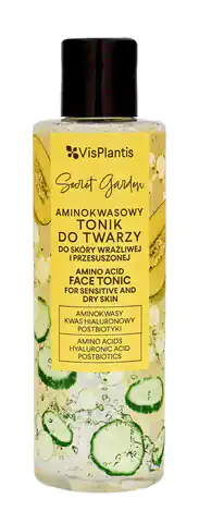 ⁨Vis Plantis Secret Garden Aminokwasowy Tonik do twarzy - do skóry wrażliwej i przesuszonej 200ml⁩ w sklepie Wasserman.eu