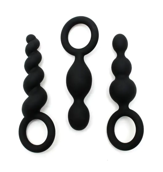 ⁨Satisfyer - Plugs Black (Set of 3)⁩ at Wasserman.eu