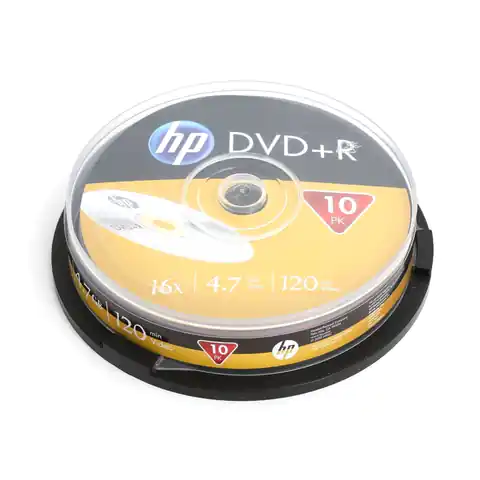 ⁨HP DVD+R 4.7GB 16X CAKE 10⁩ at Wasserman.eu