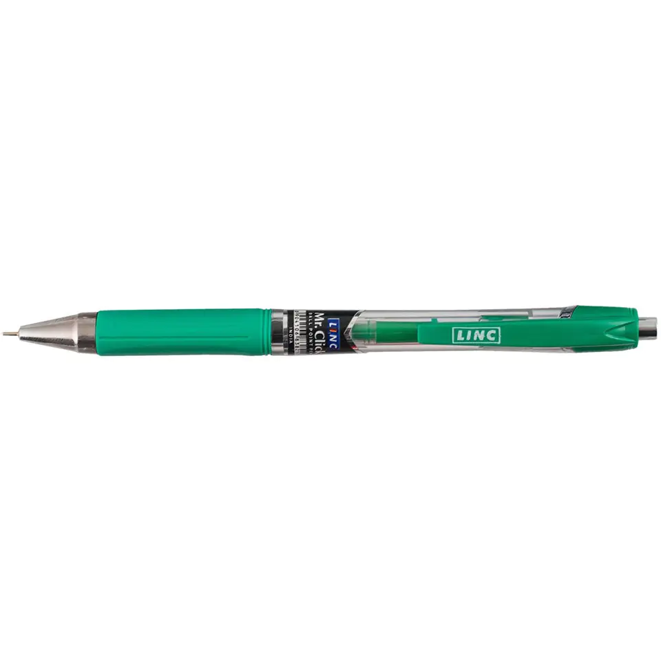 ⁨Długopis LINC MR. CLICK green metal tip 218019⁩ at Wasserman.eu