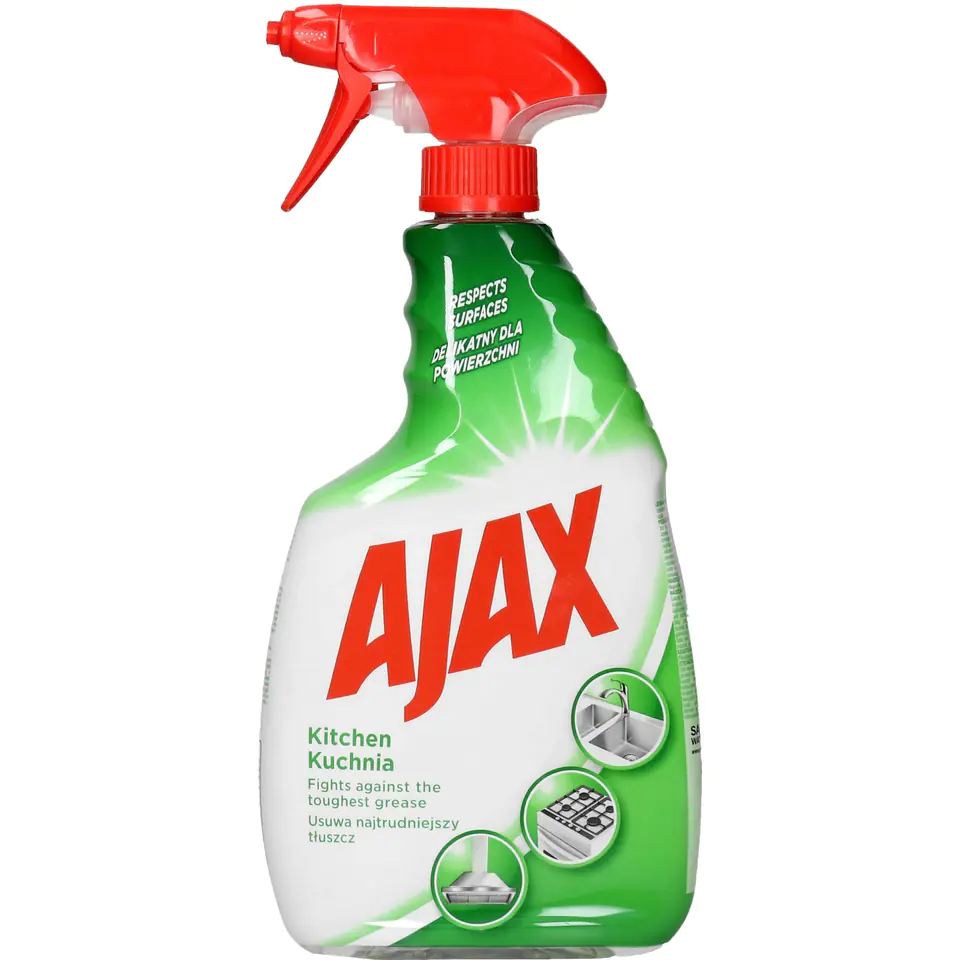 ⁨Spray do czyszczenia kuchni 750ml AJAX odtłuszczający⁩ w sklepie Wasserman.eu