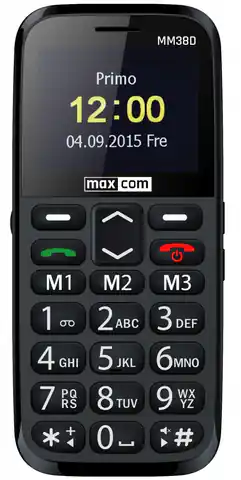 ⁨Mobile phone MaxCom MM38D⁩ at Wasserman.eu