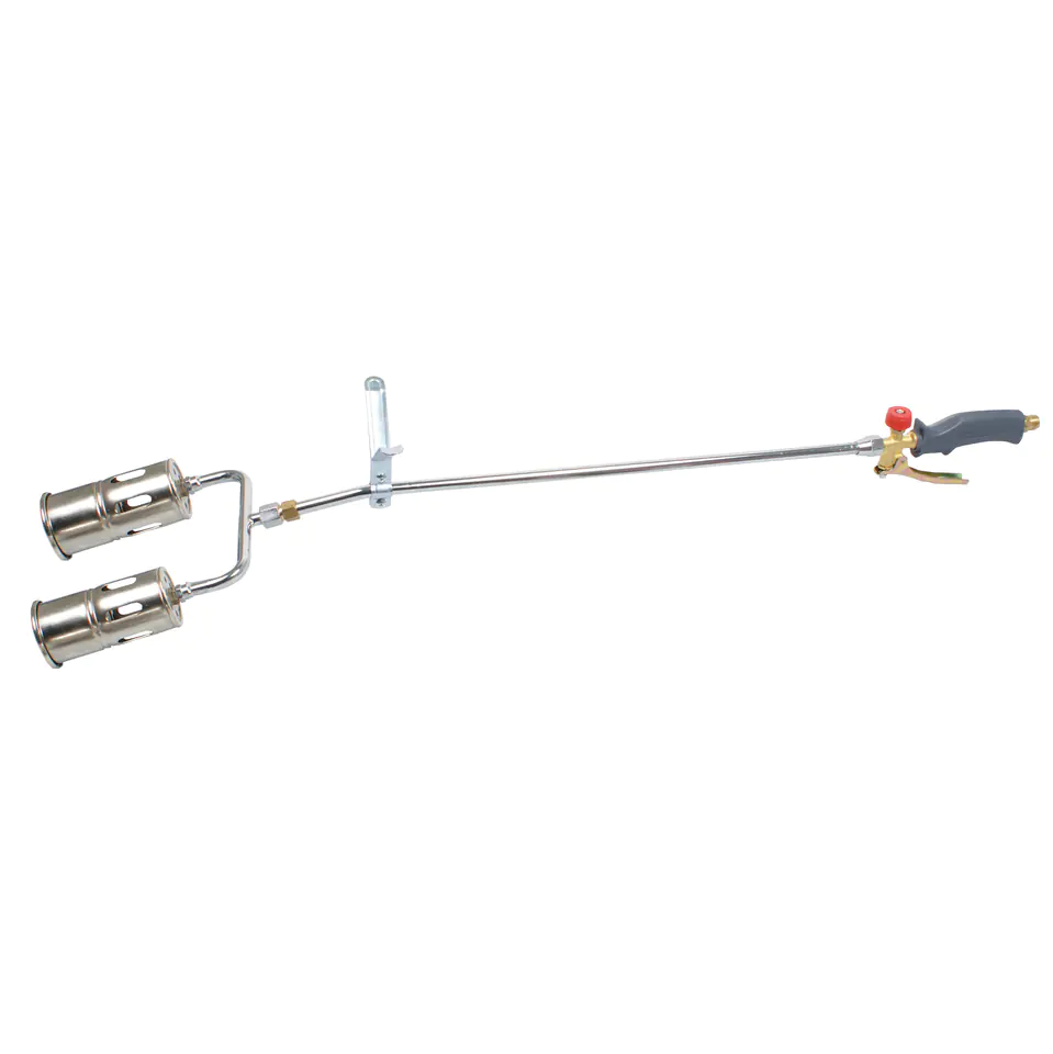 ⁨2-TORCH ROOFWORK BURNER WITH 60MM DIAMETER TORCHES, 5M HOSE⁩ at Wasserman.eu