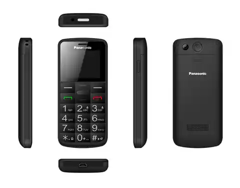 ⁨Mobile phone for senior KX-TU110 black⁩ at Wasserman.eu