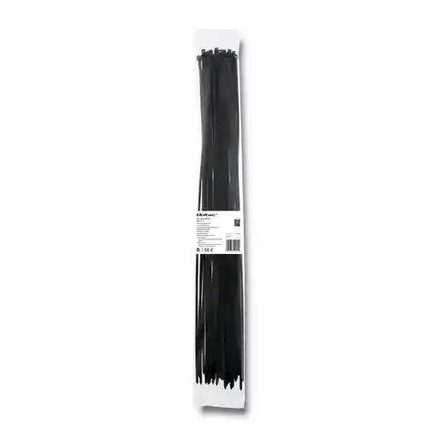 ⁨Opaski zaciskowe 4.8x500mm, nylon UV, 50szt., czarne⁩ w sklepie Wasserman.eu