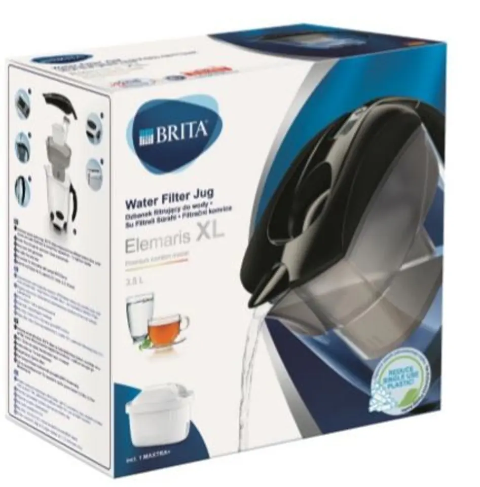 Filter jug Elemaris XL MXplus black at Wasserman.eu
