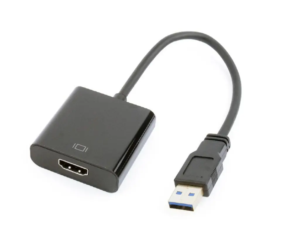 ⁨Adapter USB 3.0/HDMI-A 19pin/żeński⁩ w sklepie Wasserman.eu