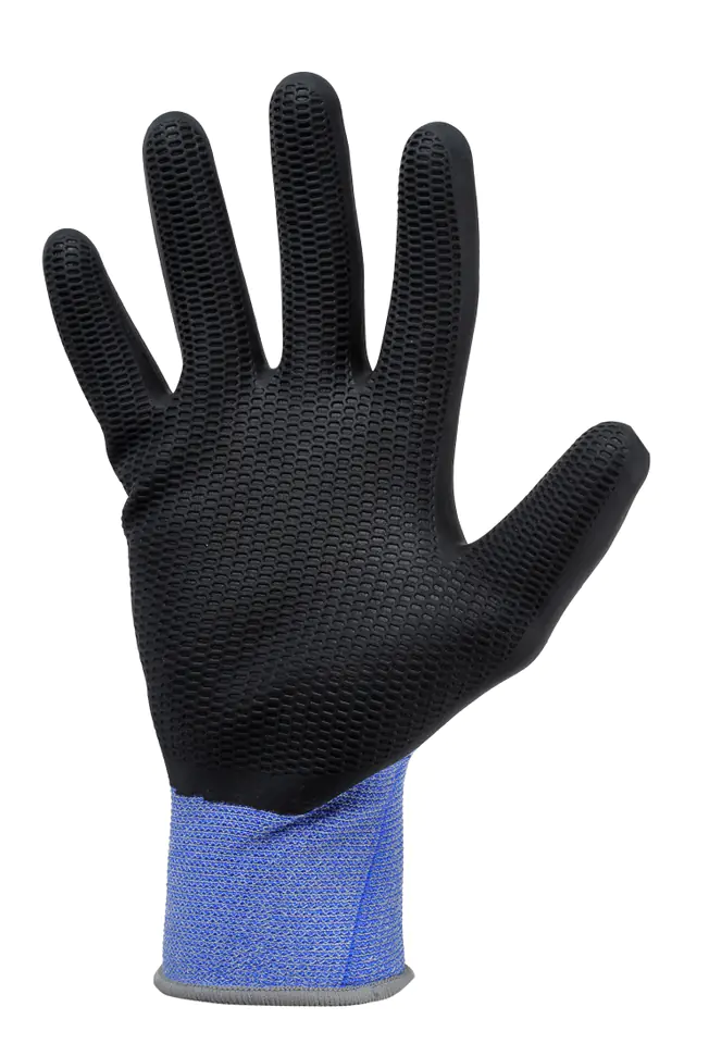 ⁨GLOVES LATEX BLACK-BLUE L211610P, CARD, "10", CE, LAHTI⁩ at Wasserman.eu