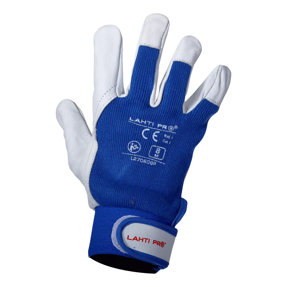 ⁨GLOVES GOAT LEATHER NAVY L270608P, CARD, "8", CE, LAHTI⁩ at Wasserman.eu