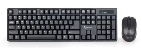⁨Keyboard+Mouse Set black/wireless⁩ at Wasserman.eu