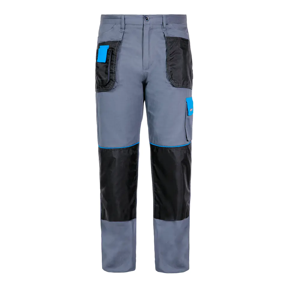 ⁨PANTS GREY-BLUE 100% COTTON, 190G/M2, "S (48)", CE, LAHTI⁩ at Wasserman.eu