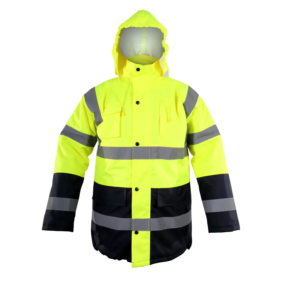 ⁨HIGH VISIBILITY PADDED JACKET, YELLOW, "2XL", CE, LAHTI⁩ at Wasserman.eu