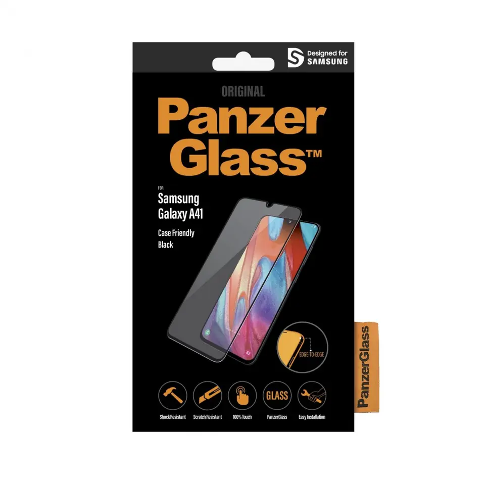 ⁨PanzerGlass E2E Regular Samsung A41 A415 CF⁩ at Wasserman.eu