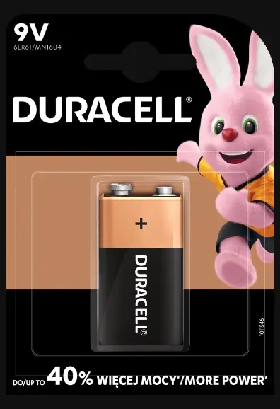 ⁨DURACELL BATTERY ALKALINE BASIC 9V M BLISTER *1⁩ at Wasserman.eu