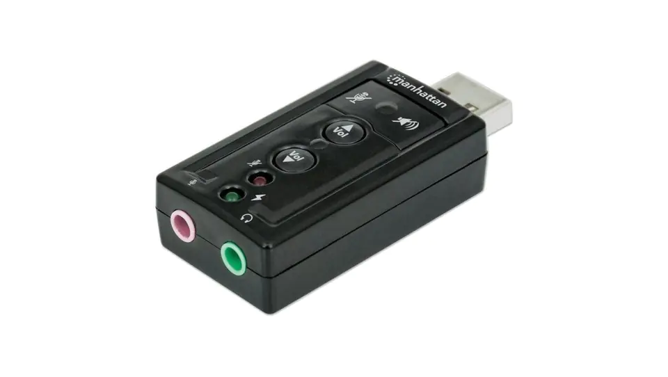 ⁨3D 7.1 AUDIO CARD FOR HI-SPEED USB 2.0⁩ at Wasserman.eu