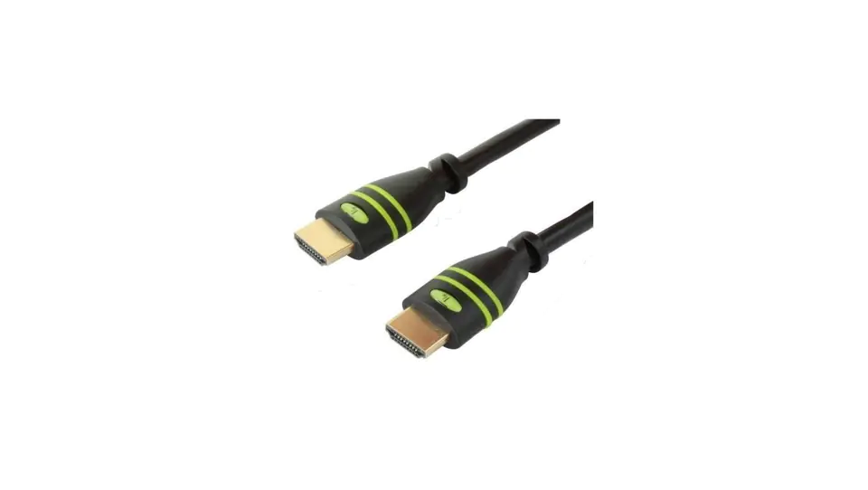 ⁨KABEL HDMI/HDMI V1.4 M/M ETHERNET CZARNY 5m⁩ w sklepie Wasserman.eu