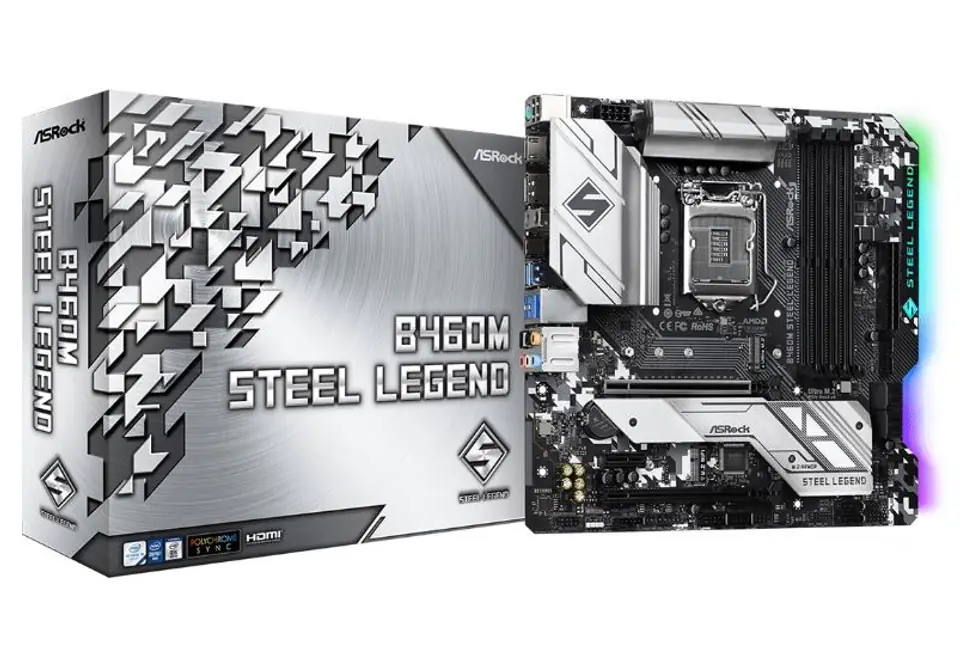 B460M Steel Legend s120 0 4DDR4 HDMI/DP M.2 ATX at Wasserman.eu