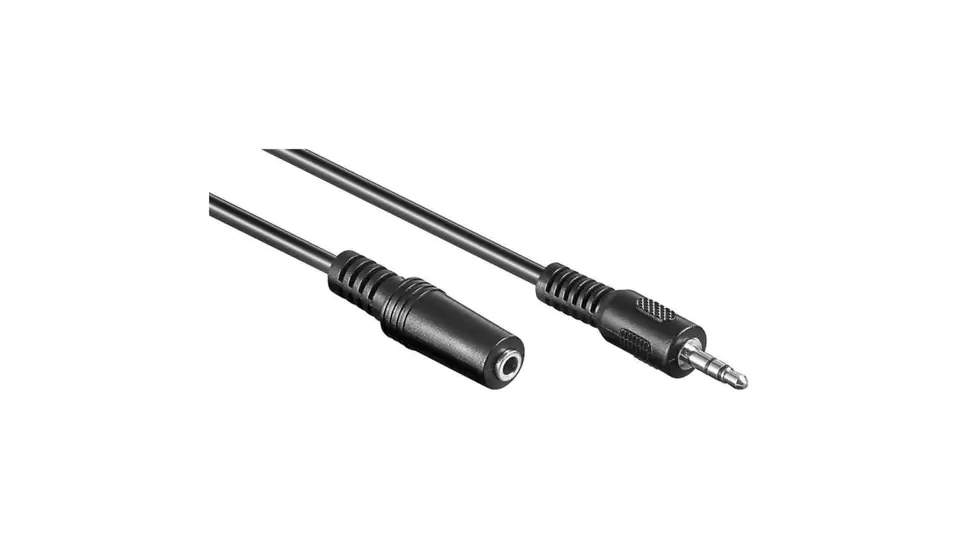 ⁨Przedłużacz Kabel Audio Stereo Jack 3.5mm M/F 1.8m⁩ w sklepie Wasserman.eu