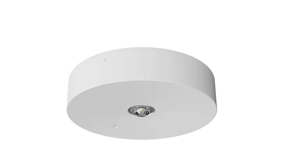 ⁨Oprawa awaryjna AX3N IP20 LED 1W (opt. otwarta) 1h jednozadaniowa biała AX3N/O/1W/B/1/SE/X/WH⁩ w sklepie Wasserman.eu