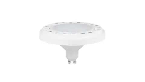 ⁨MONDO ES111 LED bulb gu10 18W W/WW 230V AR111 warm white housing white aluminum⁩ at Wasserman.eu
