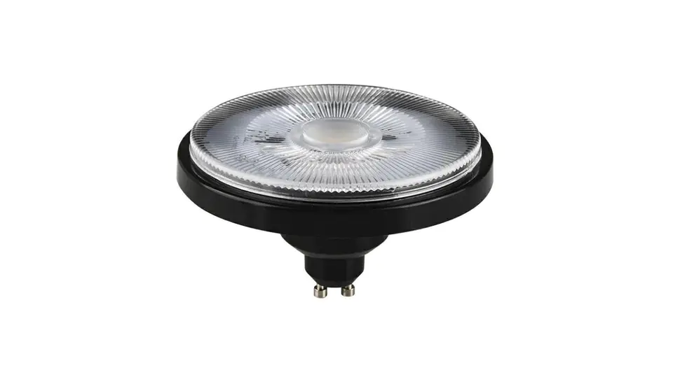 ⁨Żarówka SPACE ES111 LED 12W B/NW gu10 30 stopni 1200lm 230V AR111 neutralna biała obudowa czarna (bez otworów)⁩ w sklepie Wasserman.eu