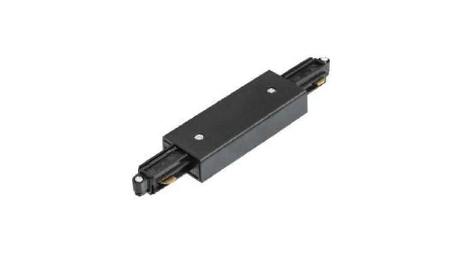 ⁨Connector 180 degree LUXSYSTEM-1F black long black with CreeLamp connection⁩ at Wasserman.eu