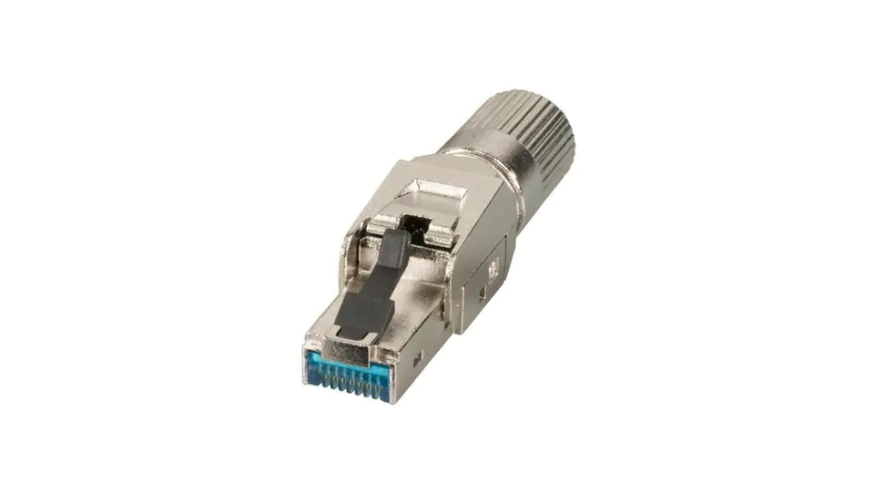 ⁨Wtyk beznarzędziowy RJ45 STP kat.6a samozaciskowy Premium⁩ w sklepie Wasserman.eu