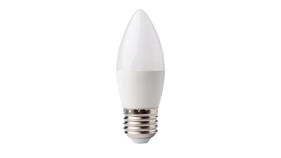 ⁨Żarówka LED świeczka E27 3W 270lm Barwa Zimna 6500K EC79282⁩ w sklepie Wasserman.eu