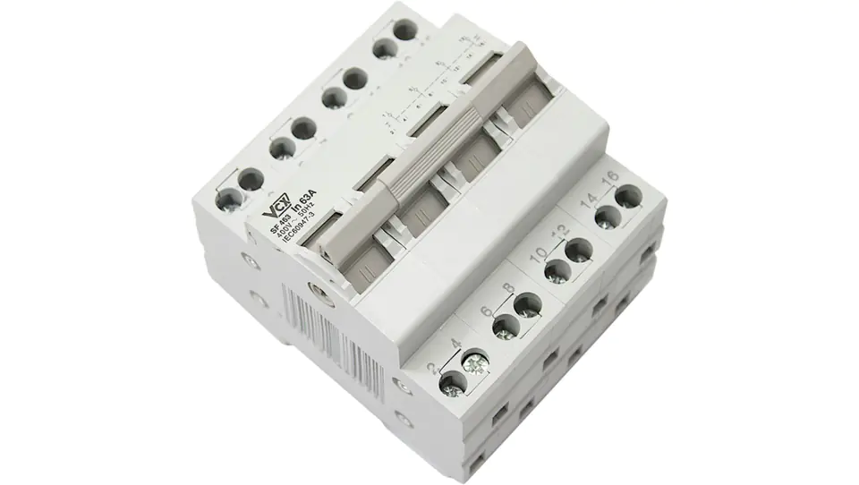 ⁨Network-Aggregate Modular Switch 1-0-2 4P 63A VCX Power Selection Switch⁩ at Wasserman.eu