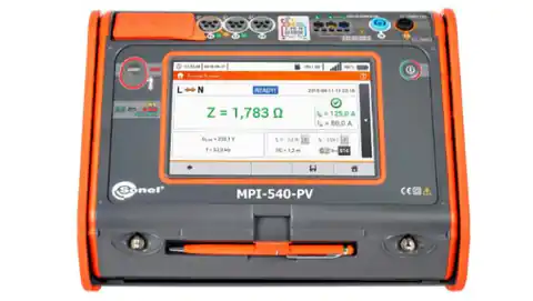 ⁨Miernik parametrów instalacji elektrycznych MPI-540-PVS WMPLMPI540PVS (bez 3 szt. cegów F-3A)⁩ w sklepie Wasserman.eu