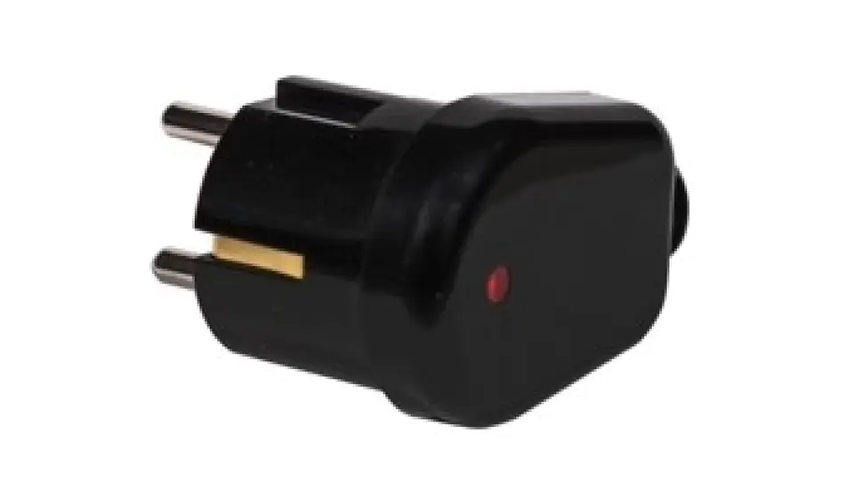Winkelstecker Uni-Schuko, 2P+Z, 16A mit Hintergrundbeleuchtung im Wasserman.eu