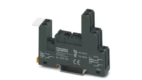 ⁨ECOR-1-BSC3/2X21 socket for REL-MR relay with 1 or 2 changeover contacts⁩ at Wasserman.eu