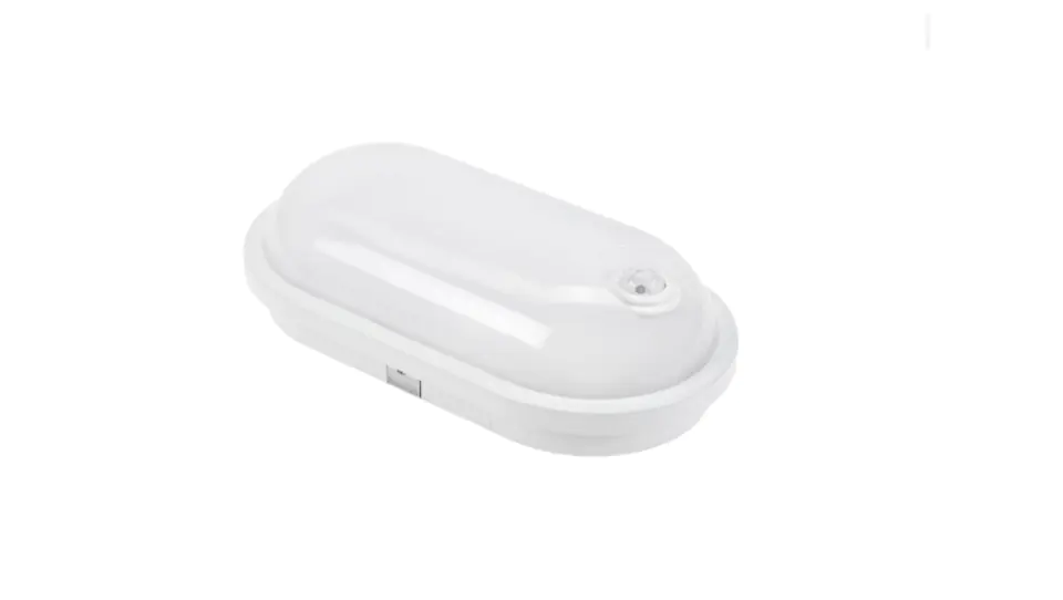 ⁨Oprawa kanałowa Technic Lamp Oval Led 20W 1850lm IP54 Owalna z czujnikiem PIR 4000K NW⁩ w sklepie Wasserman.eu