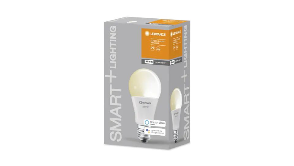 ⁨LED Birne E27 9W SMART+ WiFi Classic A60 DIM 2700K E27 FR 806lm 4058075485358⁩ im Wasserman.eu