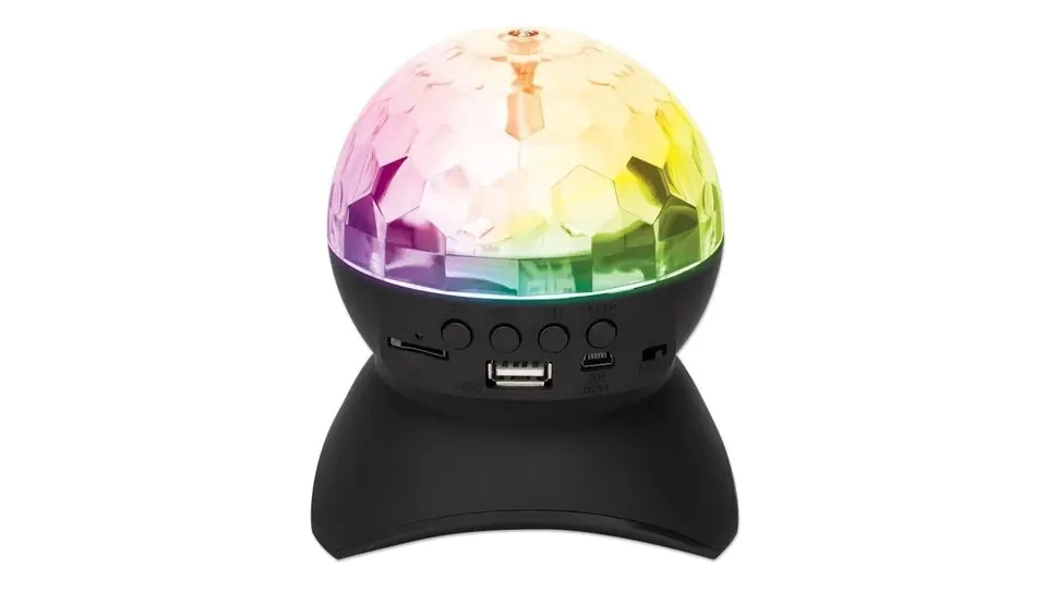 Kula Disco LED z Głośnikiem Bluetooth MP3 USB/MicroSD Radio w sklepie Wasserman.eu