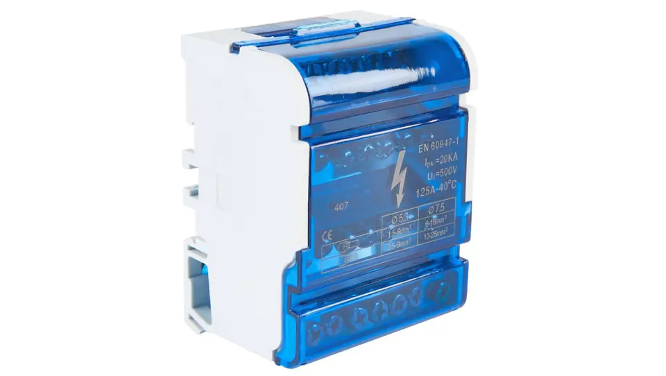 ⁨Distribution block 4x7 Connecting bridge 407⁩ at Wasserman.eu
