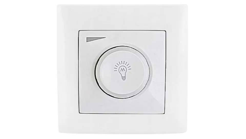 ⁨Wesa Rotary dimmer LED regulator 600W white LC-36-A⁩ at Wasserman.eu