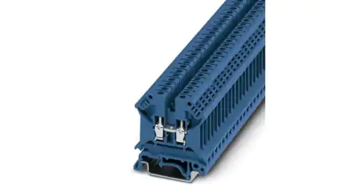 ⁨2-wire rail connector 4mm2 32A 800V blue TB 4 I BU Essential 3057678⁩ at Wasserman.eu