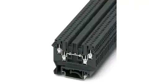 ⁨Rail connector 4-wire 2,5mm2 24A 500V dark gray TB 2,5-QUATTRO and Essential 3246492⁩ at Wasserman.eu