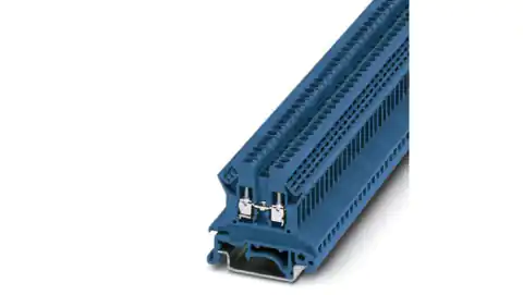 ⁨Złączka szynowa 2-przewodowa 2,5mm2 24A 800V niebieska TB 2,5 I BU Essential 3057665⁩ w sklepie Wasserman.eu