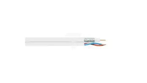 ⁨Coaxial cable with power supply (in one) YWDek 75 0.59/3.7 + OMY 2X0.50 KAB10001015 /drum/⁩ at Wasserman.eu