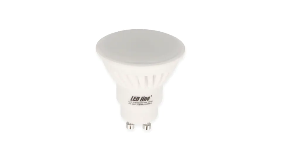 ⁨Źródło światła LED line GU10 SMD 170-250V 10W 1000lm 6500K /248603/⁩ w sklepie Wasserman.eu