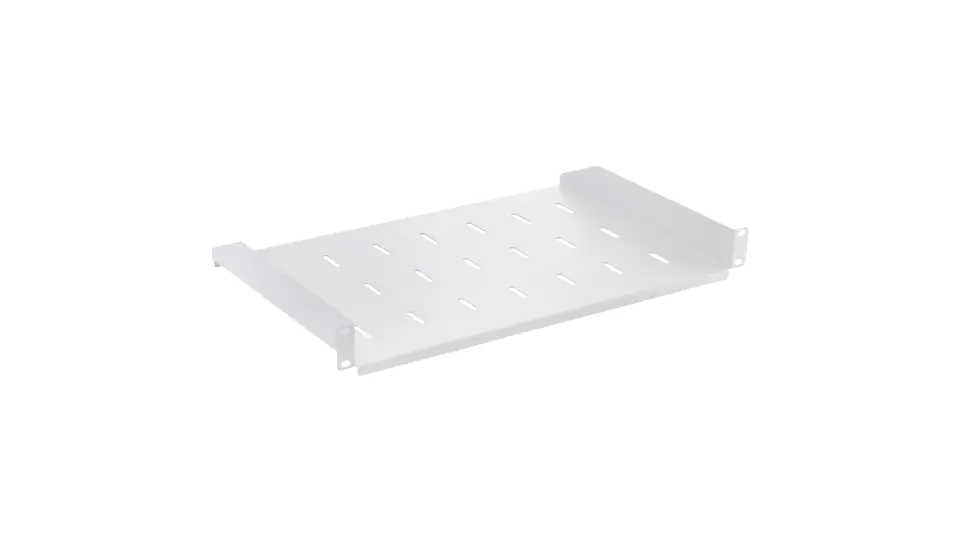 ⁨Fixed shelf for RACK cabinet 19 inch 1U 400mm grey NEKU⁩ at Wasserman.eu