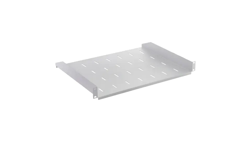 ⁨Fixed shelf for RACK cabinet 19 inch 1U 350mm grey NEKU⁩ at Wasserman.eu