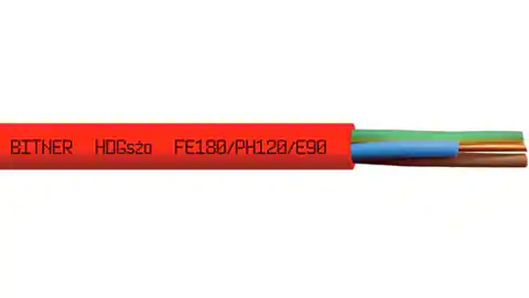 ⁨Fireproof cable PH120 FE180 E90 HDGS 5x1,5 żo 300/500V B2ca-s1a d0 a1 B52063 /drum/⁩ at Wasserman.eu