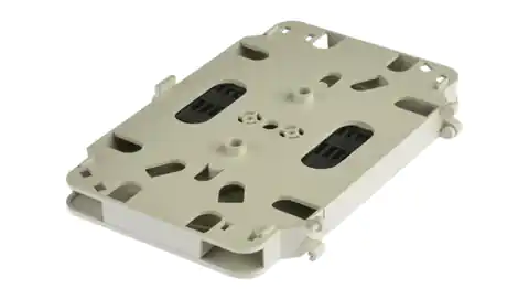 ⁨FO fiber optic cassette with cover for 12 NEKU splices⁩ at Wasserman.eu