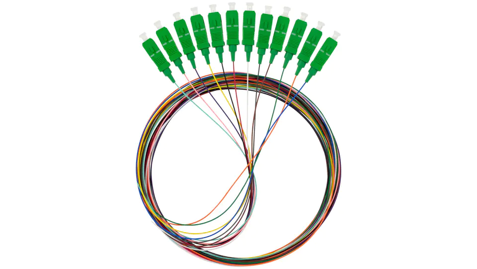 ⁨Pigtail światłowodowy FO SM SC/APC 9/125 Easy Strip 1,5m NEKU 30.3748⁩ w sklepie Wasserman.eu