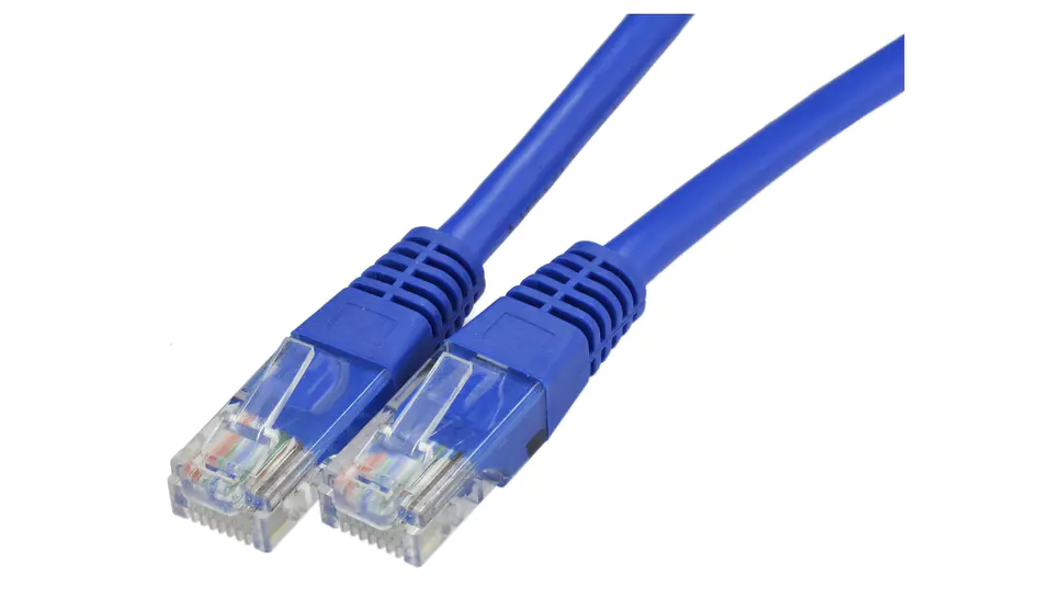 ⁨UTP Patch Cable Cat5e, LAN 2x RJ45, blue, 2m NEKU⁩ at Wasserman.eu