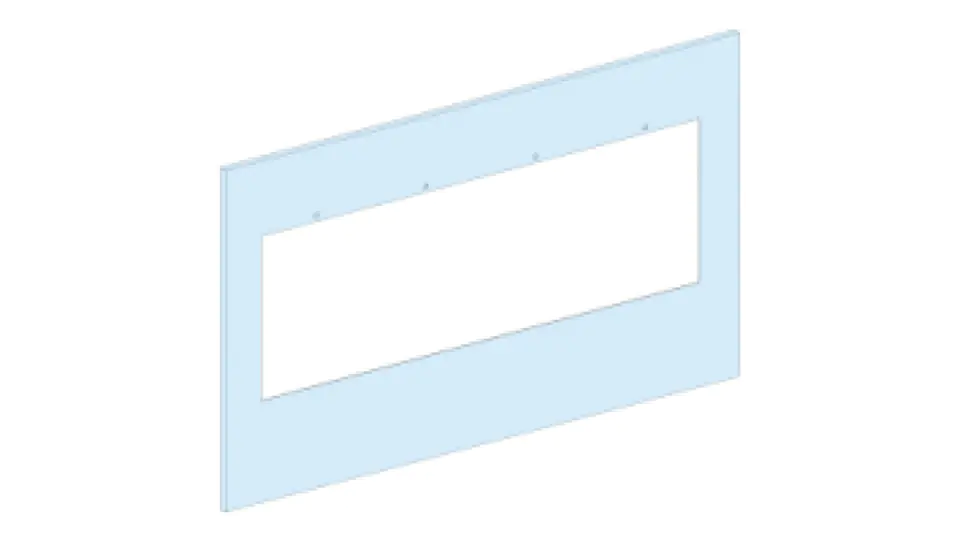 ⁨Prisma Set Metal cover with cut-out for ISFT160 600x300mm LVS03321⁩ at Wasserman.eu