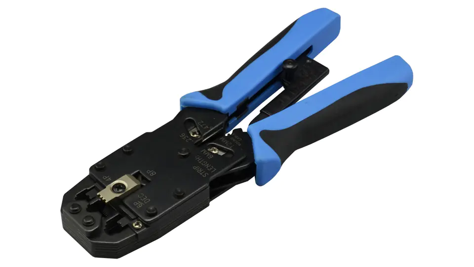 ⁨Crimping tool RJ45 RJ12 RJ11 RJ14 front NEKU⁩ at Wasserman.eu